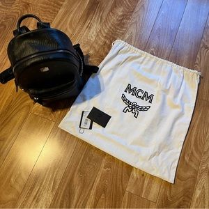 MCM Stark Side Studs Backpack in Visetos